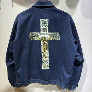 SUPREME 14ss Dead Kennedys Work Jacket "Navy" Lサイズ シュプリーム デッド・ケネディーズ ワークジャケット 