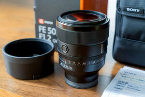 美品◆ SONY (ソニー) FE 50mm F1.2 GM SEL50F12GM ◆送料無料 付属品・元箱あり