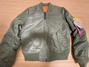 UNITED ARROWS×ALPHA MA-1 フライトジャケット VINTAGE GREEN