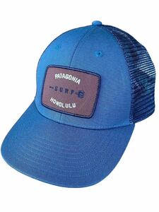 ★★★未使用 2016年製 patagonia SURF HONOLULU パタゴニア サーフ ホノルル メッシュ トラッカーキャップ CAP 帽子 38030 SP16 青★★★