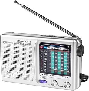 ◆◇ポータブルラジオ AM FM SW1-7 トランジスタラジオ、ヘッドフォンジャック、 単三電池2本 送料無料◇◆