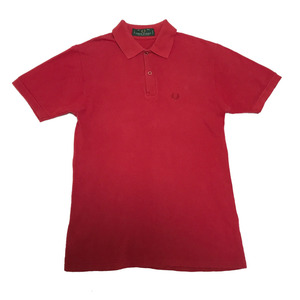 ☆ 英国製 FRED PERRY フレッドペリー 鹿の子 半袖ポロシャツ MADE IN ENGLAND 送料 185円