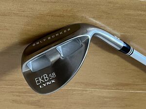 LINXリンクス　バンカー専用ウェッジWedge 58° EKB58 マーク金井監修