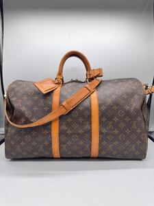 ★ LOUIS VUITTON / ルイヴィトン キーポル バンドリエール 50 モノグラム .V.I.8910 ボストンバッグ ショルダーバッグ 2way 中古品 1207MN