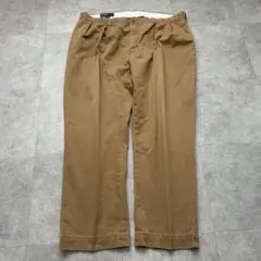 ラルフローレン タックチノ キャメル 40 ETHAN PANT ポロチノ