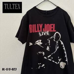 Tultex BILLY JOEL ビリー・ジョエル　ツアーT Sサイズ　ブラック　LIVE Tシャツ　両面プリント　ユニセックス