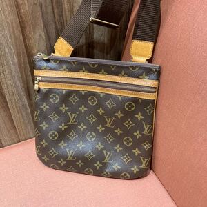 LOUIS VUITTON ルイヴィトン モノグラム ショルダーバッグ ポシェットボスフォール ブラウン ファッション レディース ブランド