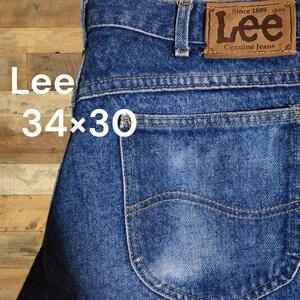 Lee リー Genuine Jeans 34×30 デニム ジーンズ ジーパン ジップアップ 