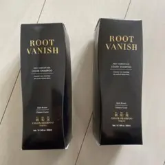 ROOT VANISH グレー カモフラージュ シャンプー ダークブラウン 2本