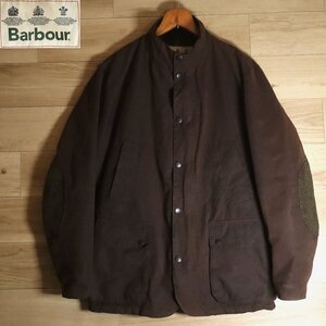 B12S/S5.1-6　Barbour　バブアー　オイルドジャケット　ワックスジャケット　エルボーパッチ　メンズ　XL　アウター　古着　ヴィンテージ