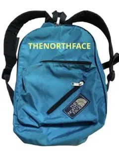 使用感ありTHENORTHFACEライトグリーンリュック通学通勤ザノースフェイス