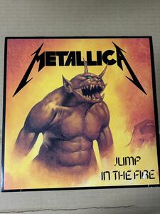 初回オランダ盤オリジナル　METALLICA メタリカ 「JUMP IN THE FIRE 」ヘビーメタル　レコード LP