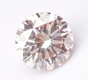 【100円～】0.052ct 天然ダイヤ Fancy Light Orangish Pink (ナチュラルカラー) SI1