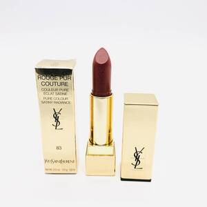 【未使用品】Yves Saint Laurent イブ サンローラン ROUGE PUR COUTURE ルージュ ピュール クチュール 83 FIERY RED 3.8g / io-0887-sw