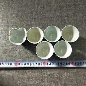 す2527 茶器 古九谷 染付 湯冷まし煎茶碗 九谷焼 雲龍文 煎茶道具 古美術品 時代物 骨董品 花蓮