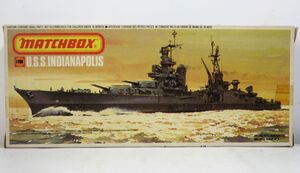 ☆★マッチボックス 1/700 PK-165 U.S.S.重巡洋艦 インディアナポリス ウォーターラインキット☆★