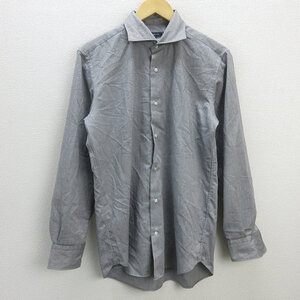 G■ビームス/BEAMS BMING EASYIRON 長袖シャツ【L】灰/men