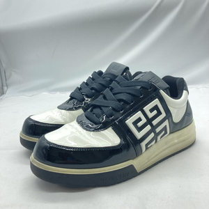 【中古】GIVENCHY ローカットスニーカー 41 ジバンシィ ブラック ホワイト[240019473201]