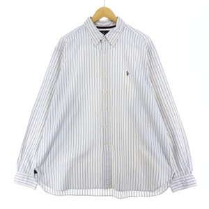 古着 ラルフローレン Ralph Lauren CLASSIC FIT 長袖 ボタンダウンストライプシャツ メンズXXL /eaa446936 ss2501_30