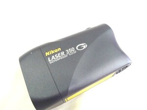 1000円スタート レザー距離計 NIKON LASER350 WATERPROOF 6x21 6.0° ニコン ゴルフ用 スポーツ 通電確認済み WHO XX1009