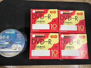 TANOSEE データ用DVD-R 4.7GB 36枚+ maxell BD-R 50枚　まとめセット