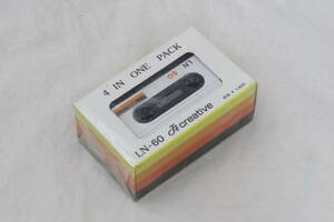 希少海外版 香港製カセットテープ LN-60　4個セット　　　メタルポジション