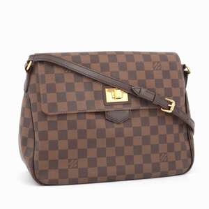 ルイヴィトン LOUIS VUITTON ダミエ ブザス ローズベリー ショルダーバッグ 斜め掛け エベヌ ブラウン レディース レザー N41178