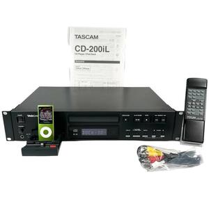 ◆優良動作品・CD-200i 後継機◆ TASCAM CDプレーヤー iPodドック搭載 CD-200iL