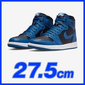 1661　NIKE AIR JORDAN 1 RETRO HIGH OG DARK MARINA BLUE　27.5ｃｍ　US9.5　ジョーダン1　ダークマリーナブルー　27.5ｃｍ