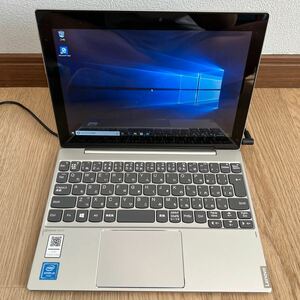 Lenovo Miix 320-10ICR 10.1型FHD 2in1タブレット Atom x5-Z8350 1.4GHz/2GB/フラッシュメモリ62GB Windows 10Pro 初期化済 2