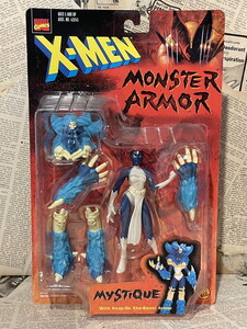 ☆1990年代/Xメン/アクションフィギュア/即決ビンテージ/TOYBIZ/トイビズ/X-Men/Action Figure(Monster Armor Mystique/MOC) MA-428