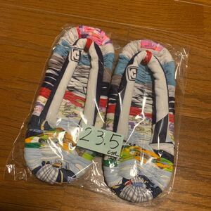 布ぞうり ★ 布草履 手作り スリッパ Ｓ〜Mサイズ 女性　23.5 ハンドメイド　室内履き ヘタレにくい　滑りにくい　しっかり編み③