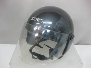 ★131）ジェットヘルメット・リード「SERIO(セリオ)/RE-60」フリー（58-60cm） 　※使用感現状品■100