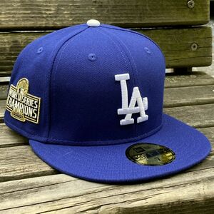 限定ワールドシリーズ 「7」 Newera ニューエラ LA Dodgers ロサンゼルス ドジャース 2020チャンピオンズ 記念モデル MLB 59Fifty 大谷翔平