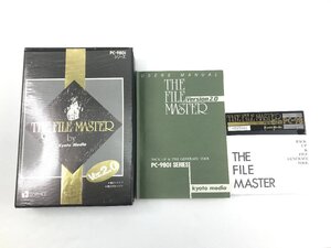 京都メディア PC-9801シリーズ THE FILE MASTER ザ ファイルマスター Ver2.0 5”2HD PCゲーム フロッピー Y01-04-A★