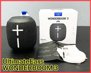 ■美品 希少 正規品■ ワイヤレスBluetoothスピーカー ULTIMATE EARS WONDERBOOM3 ( ブラック ) WONDERBOOM2後継機/ UE WB3 重低音 BOSE