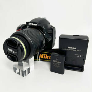 ◆動作OK 比較的美品◆Nikon（ニコン）デジタル一眼レフカメラ D3200 / レンズ LENS AF-S DX NIKKOR 18-55mm f3.5-5.6G VR 付属品あり