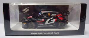 スパーク 1/43 トヨタ GRヤリス ラリー1 HYBRID No.18 2024 WRC ラリー・モンテカルロ 7位 勝田貴元/A.ジョンストン