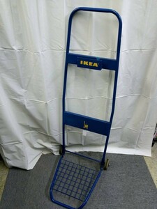 FG825 【動作可能】イケア IKEA キャリーカート FRAKTA 荷物台 台車 リフト 折り畳み キャスター付 106*40*38cm 中古 ※手渡し歓迎