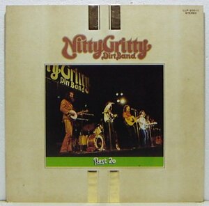 LP,ニッティーグリッティーダートバンド NITTY GRITTY DIRT BAND　ベスト20 ポスター付き