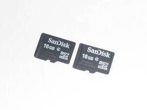 送料無料！動作保証！SanDisk microSDHC 16GB