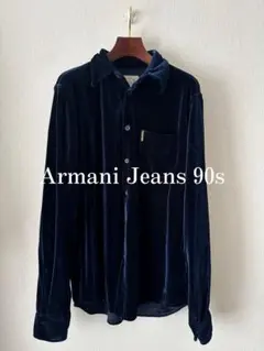 Armani Jeans 90s Heavy Velor L/S Shirt