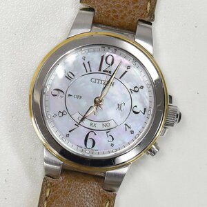 1円 可動品 腕時計 シチズン CITIZEN クロスシー エコドライブ H335-T012311 ソーラー レディース 同梱不可