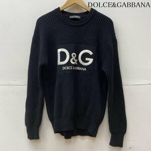 ドルチェアンドガッバーナ イングリッシュリブ ウール ニット セーター D&G ロゴ FX243Z ニット、セーター ニット、セーター 36