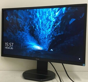 ☆【良品】PHILIPS 272B8Q ワイド液晶モニター 27インチ QHD（2560×1440）HDMI/DVI/D-SUB/DisplayPort 動作品