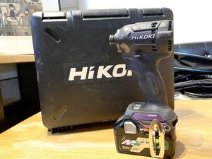 純正品・美品　HIKOKI ハイコーキ WH36DC コードレスインパクトドライバー 36V 充電式　バッテリー2個付き