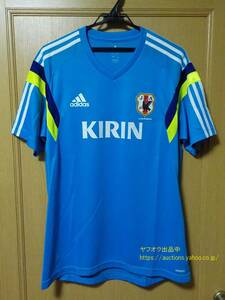 USED【即決・送料無料】adidas 日本代表 2013/2014 Condivo14 KIRIN トレーニングシャツ 2XO ユニフォーム サッカー 半袖 遠藤航 366-4　