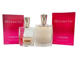 ランコム　LANCOME　miracle　ミラク　オードパルファム　スプレー　30ml／50ml　2本セット　YK-6341