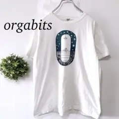 TRUSS【M】半袖　orgabits Tシャツ　オーガニックコットン　アート