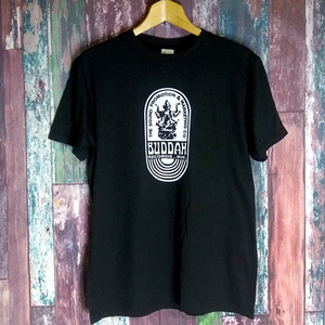 送込　BUDDHA RECORDS ブッダレコード　半袖Tシャツ　黒　Mサイズ